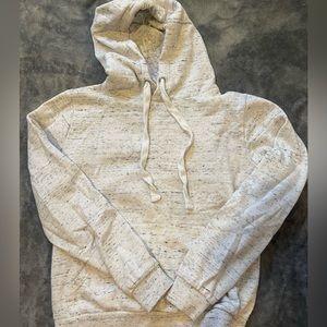 White speckled sweatshirt